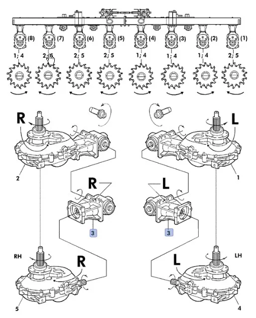 87662743 - Шестерёнчатая коробка привода